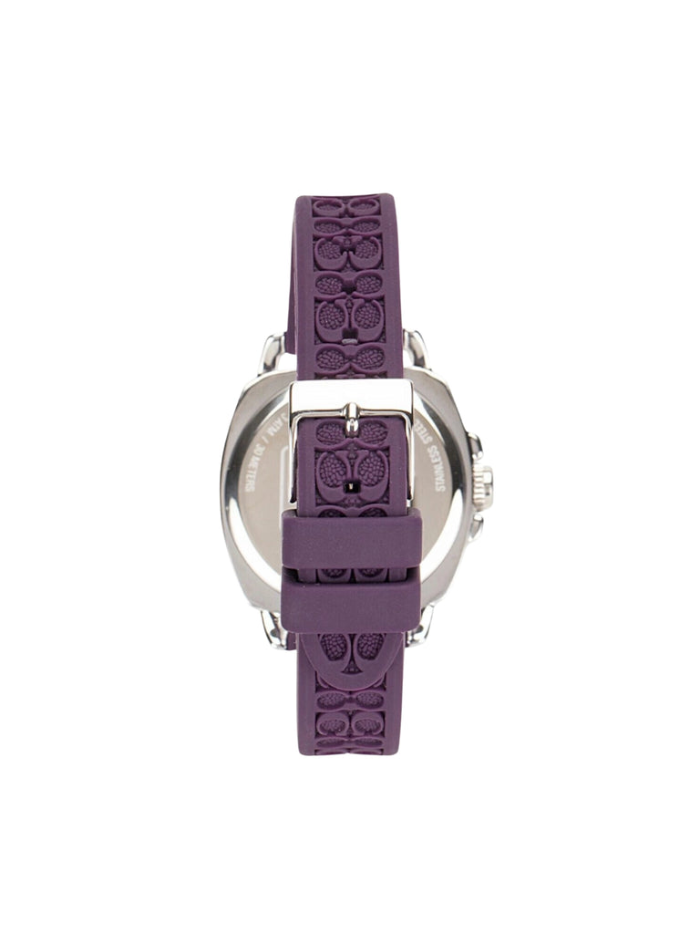 Coach-Boyfriend-Purple-Silicone-Rubber-Strap-Watch