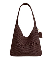 Coach-Brooklyn-28-Straw-Shoulder-Bag-Maple