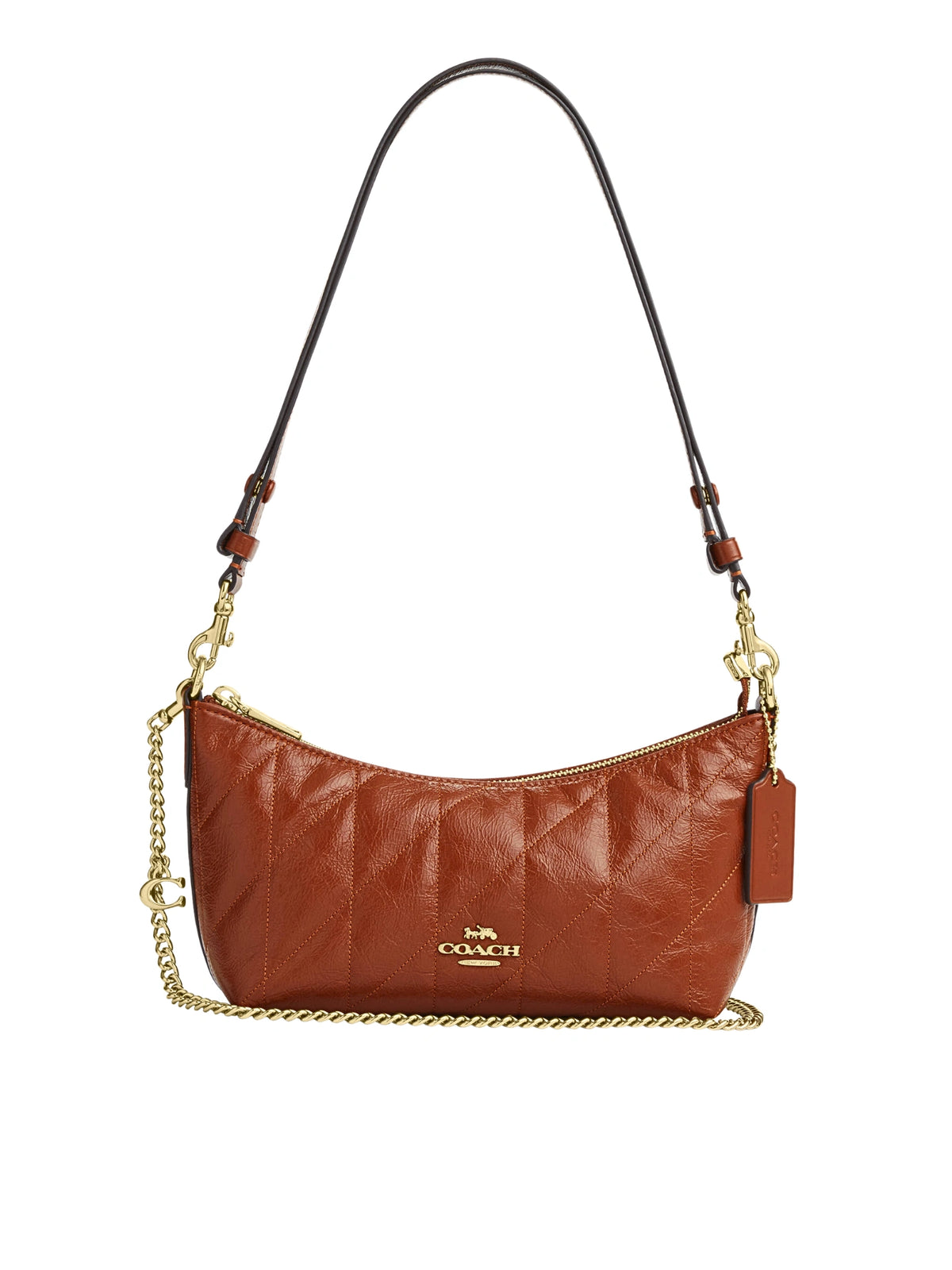 Coach-Caitlin-Shoulder-Bag-With-Quilting-And-Charm-Cinnamon