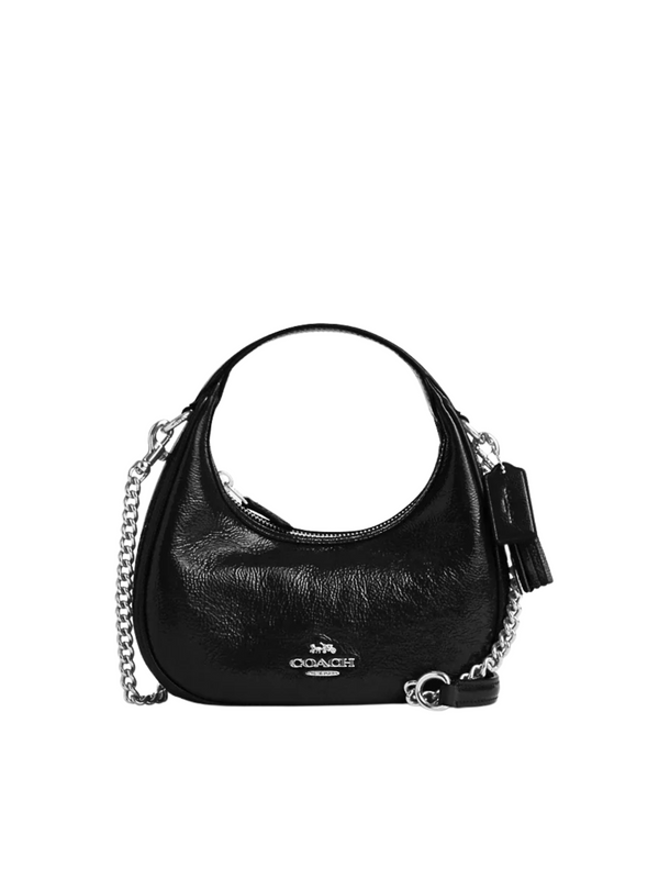 Coach-Carmen-Mini-Crossbody-Bag-Silver-Black