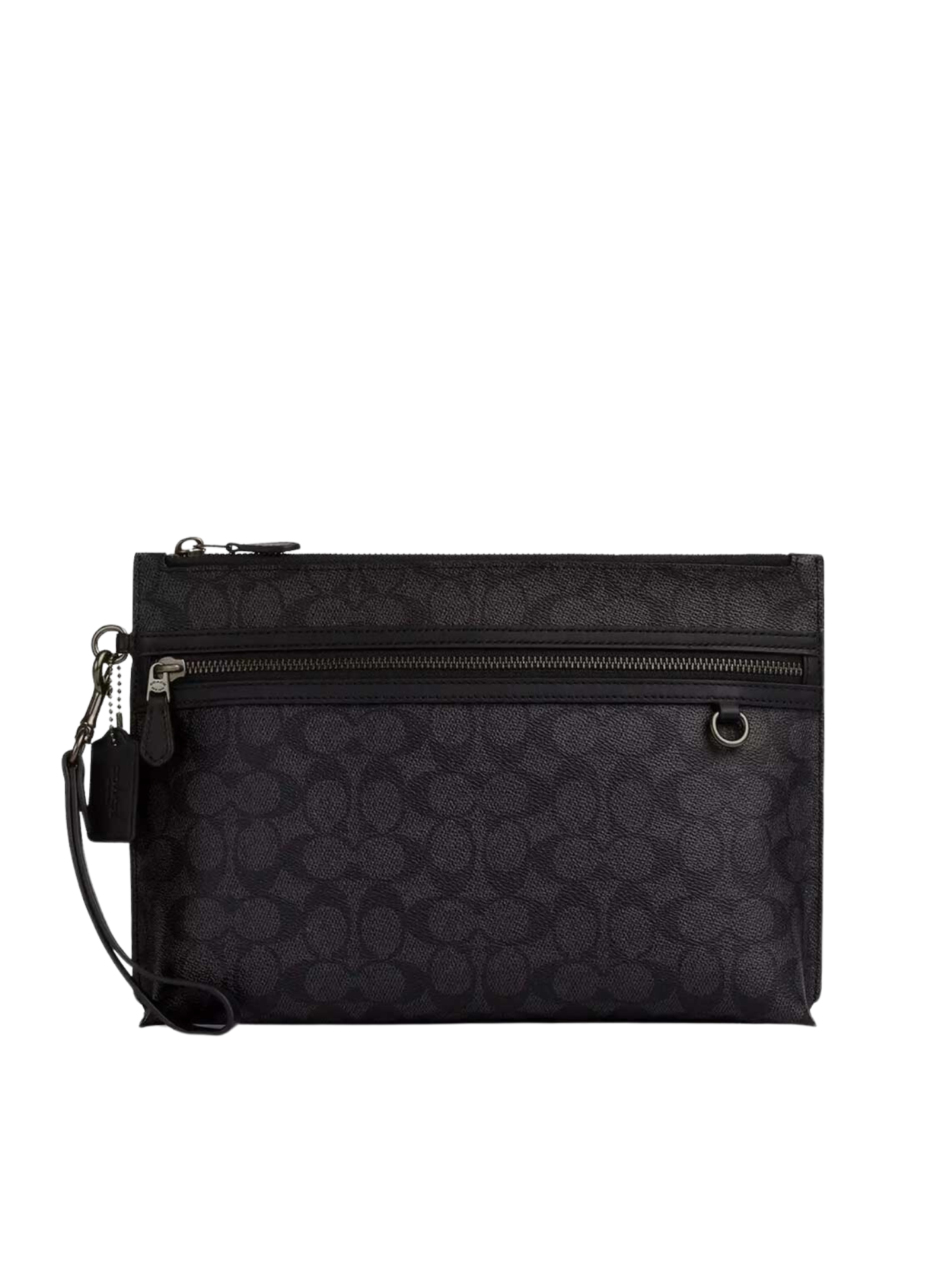 バッグ Coach Signature Accessory Pouch Black Coach Signature Accessory Pouch | eBay