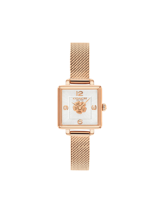 Coach-Cass-Ladies-Dial-Stainless-Steel-Strap-Watch-Rosegold