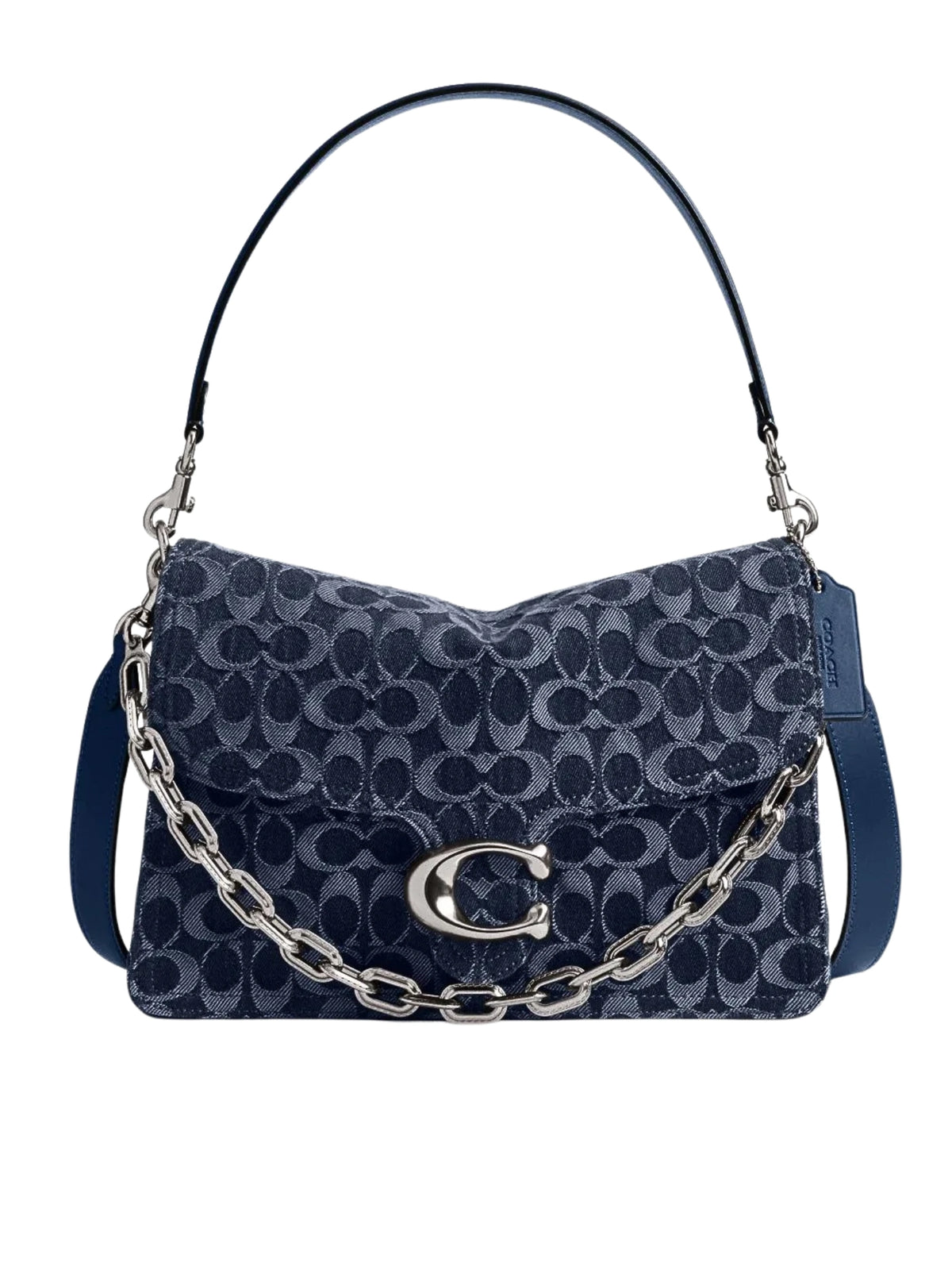 Coach Chain Multicolor Coach Chain Tabby Shoulder Bag 30 In Signature Denim Deep Blue Multi ...