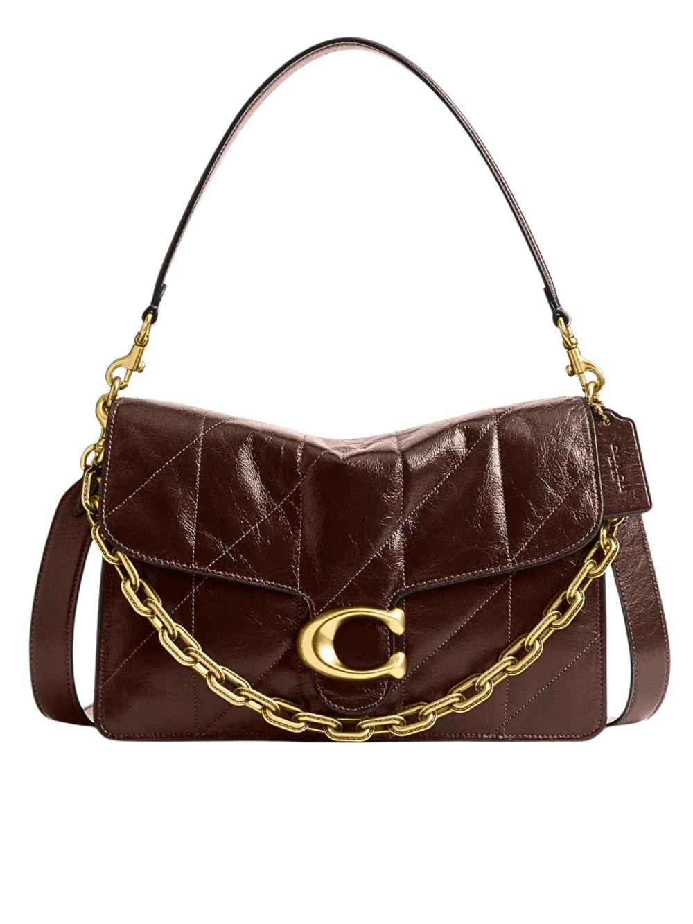 Coach-Chain-Tabby-Shoulder-Bag-30-With-Quilting-Maple