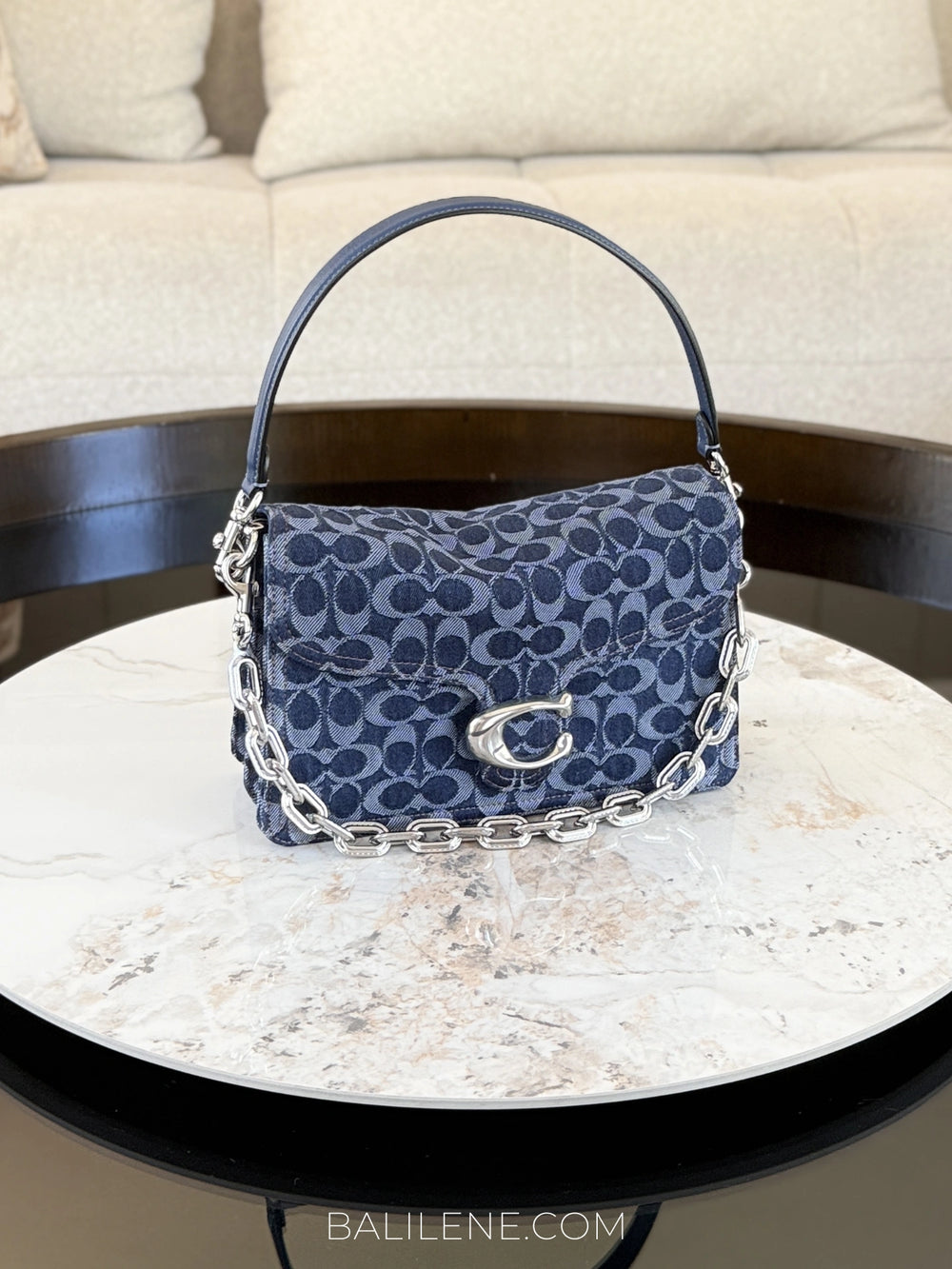 Coach-Chain-Tabby-Shoulder-Bag-In-Signature-Denim-Deep-Blue-Multi-balilene