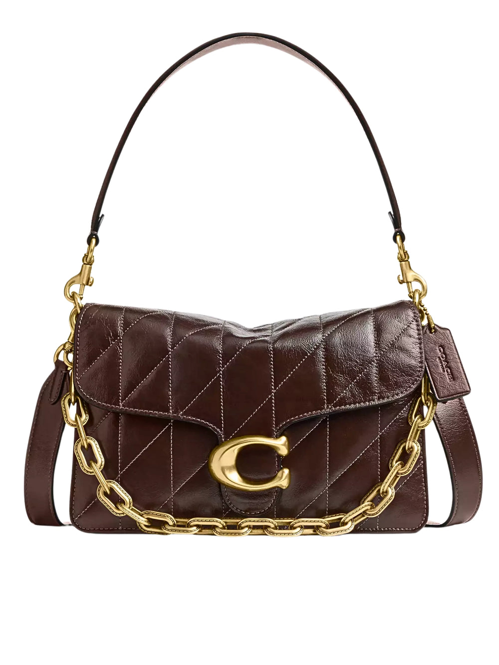Coach-Chain-Tabby-Shoulder-Bag-With-Quilting-Maple