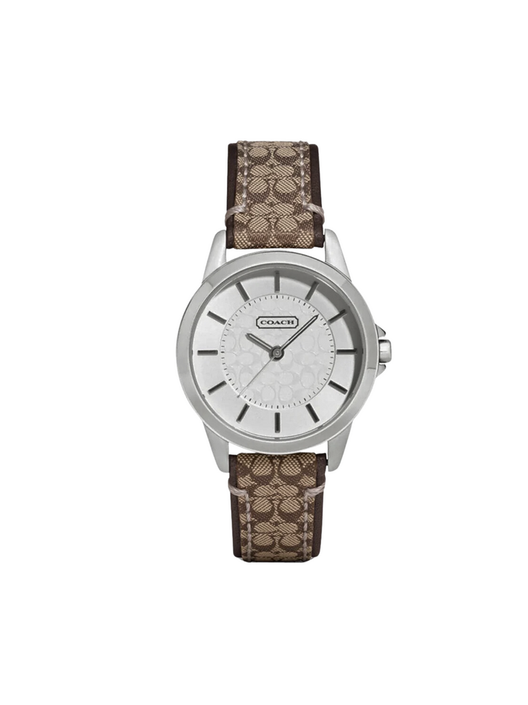 Coach-Classic-Signature-White-Dial-Ladies-Watch