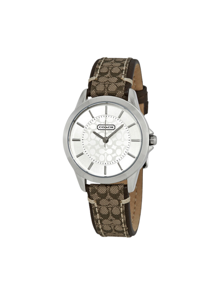 Coach-Classic-Signature-White-Dial-Ladies-Watch