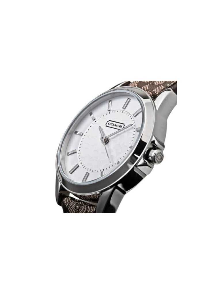 Coach-Classic-Signature-White-Dial-Ladies-Watch