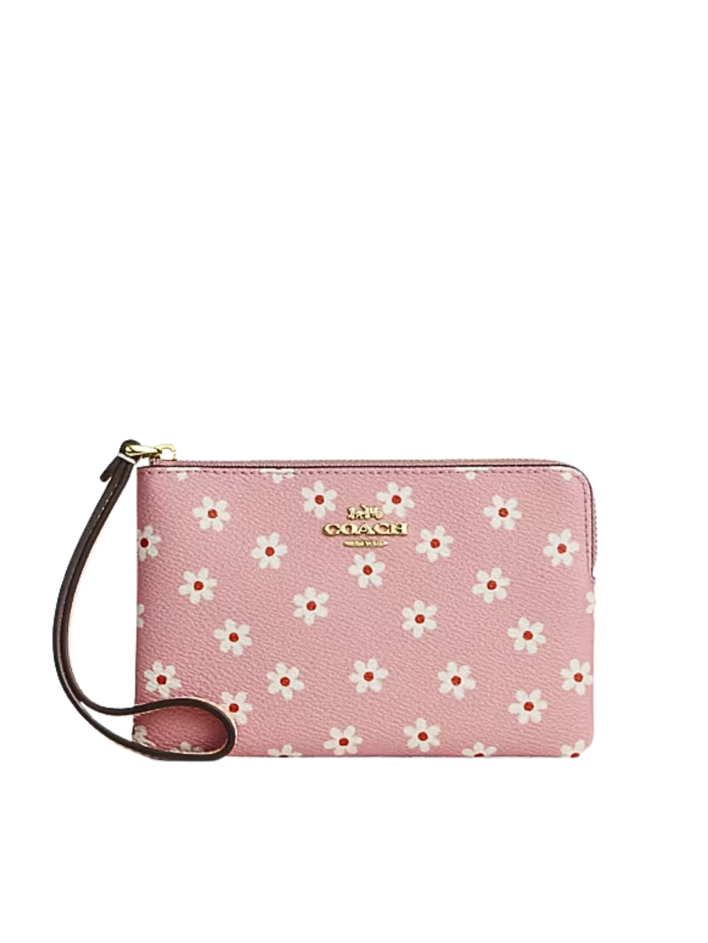 Coach-Corner-Zip-Wristlet-With-Floral-Print-Pink-Multicolor