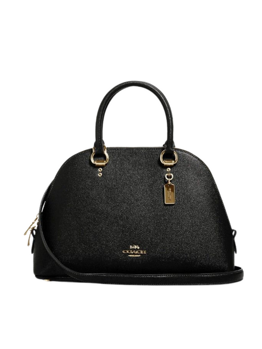 Coach-Crossgrain-Katy-Satchel-Black
