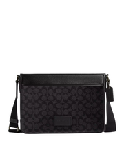 Coach-District-Crossbody-Bag-In-Signature-Canvas-Charcoal-Black
