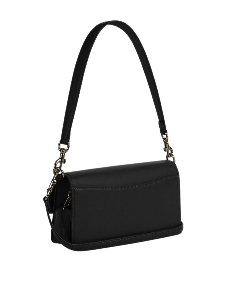 Coach-Eliza-Flap-Crossbody-Bag-Black