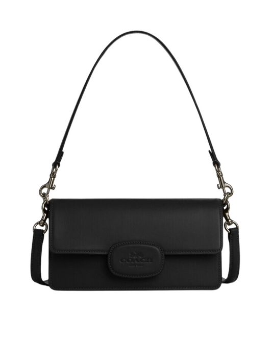 Coach-Eliza-Flap-Crossbody-Bag-Black
