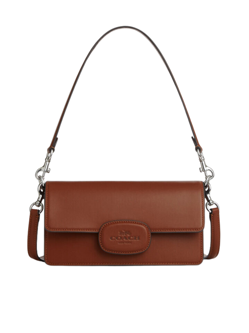 Coach★Eliza Flap Crossbody Leather Covered Closure CT851 Coach Eliza Flap Crossbody With Leather Covered Closure