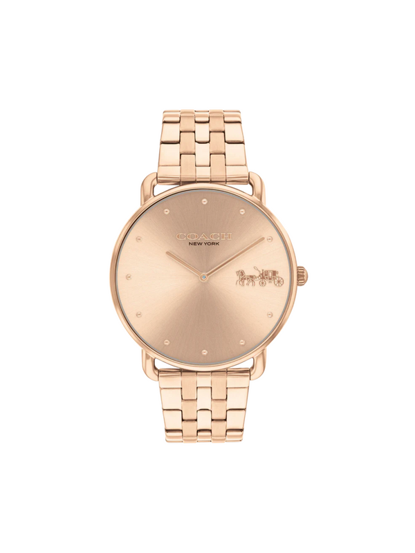 Coach-Elliot-Watch-41mm-With-Horse-And-Carriage-Rosegold