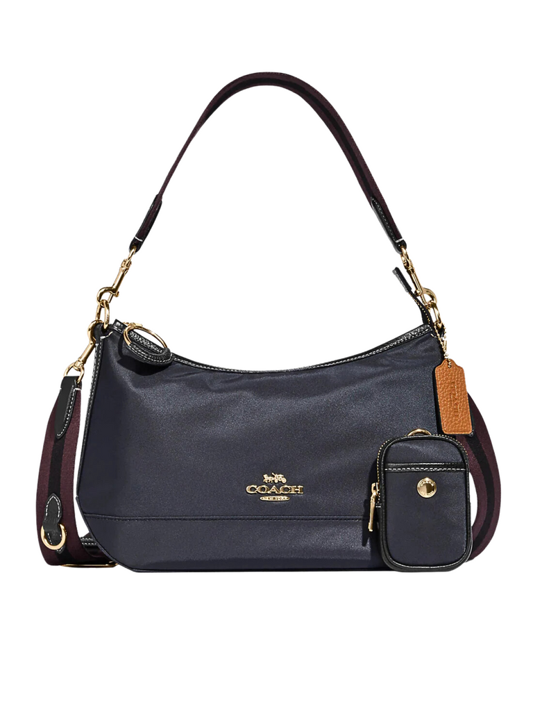 Coach-Ellis-Nylon-Shoulde-Bag-Black