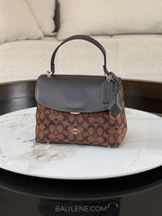 Coach-Emory-Top-Handle-Bag-In-Signature-Chenille-Truffle-balilene