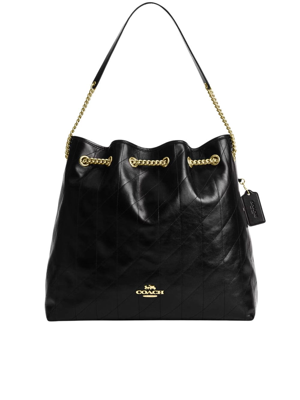 Coach-Evelyn-Large-Shoulder-Bag-With-Quilting-Black