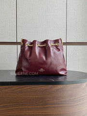 Coach-Evelyn-Shoulder-Bag-Dark-Wine-balilene