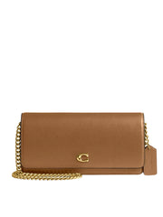 Coach-Evie-Essential-Long-Wallet-With-Chain-Honey-Brown