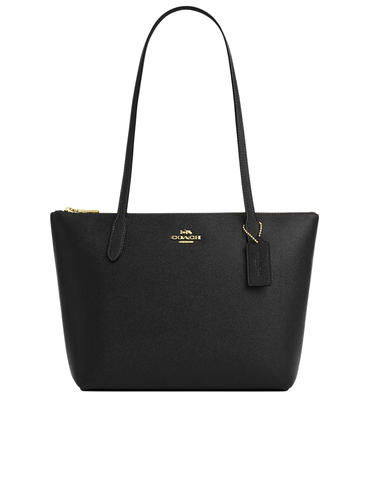 Coach-Fiona-Zip-Tote-Bag-Black