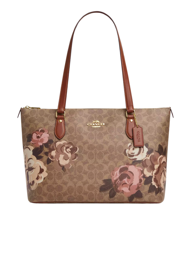 Coach-Gallery-Tote-Bag-In-Signature-Canvas-With-Rose-Print-Gold-Tan-Multi