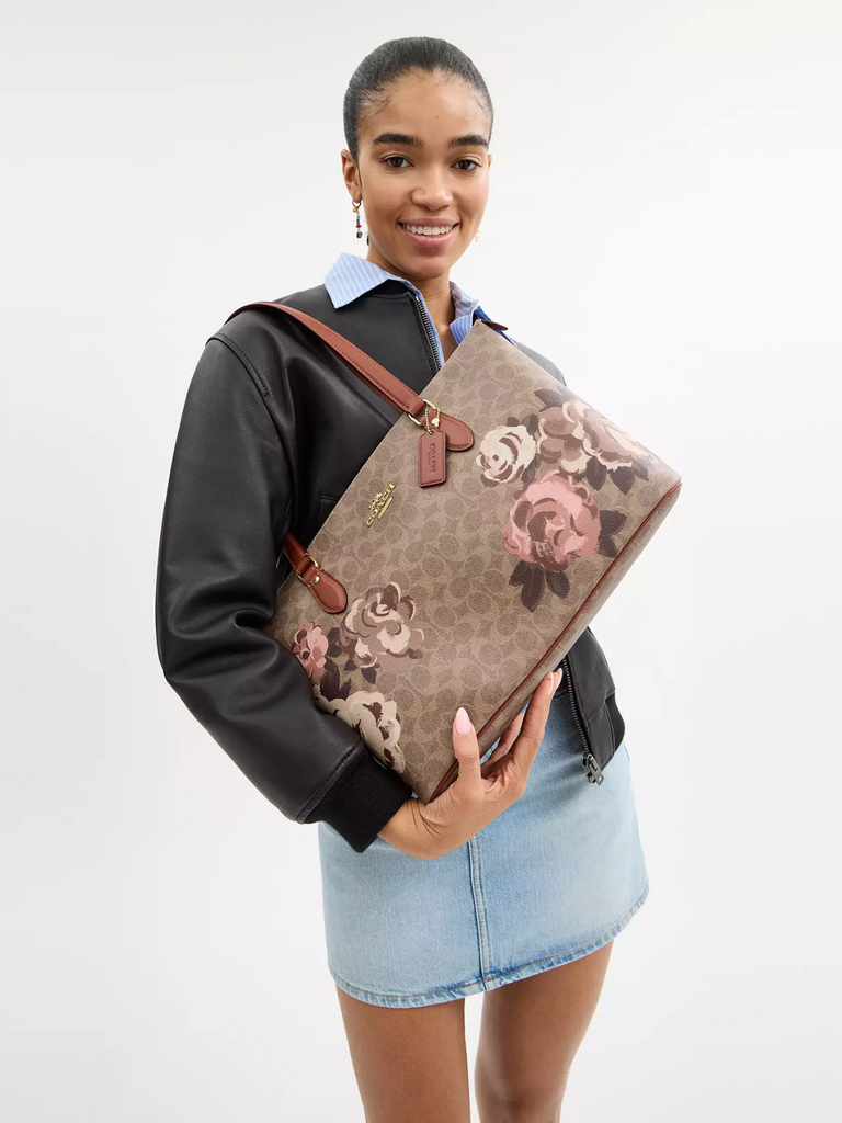 Coach-Gallery-Tote-Bag-In-Signature-Canvas-With-Rose-Print-Gold-Tan-Multi