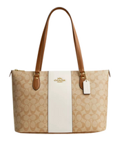Coach-Gallery-Tote-Bag-In-Signature-Canvas-with-Stripe-Light-KhakiChalkLightSaddle