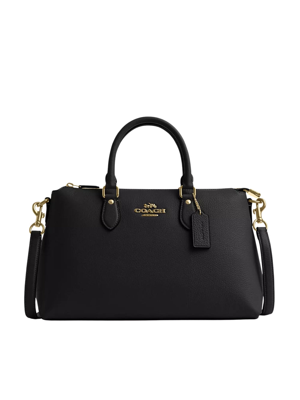 Coach-Georgia-Satchel-Bag-Black