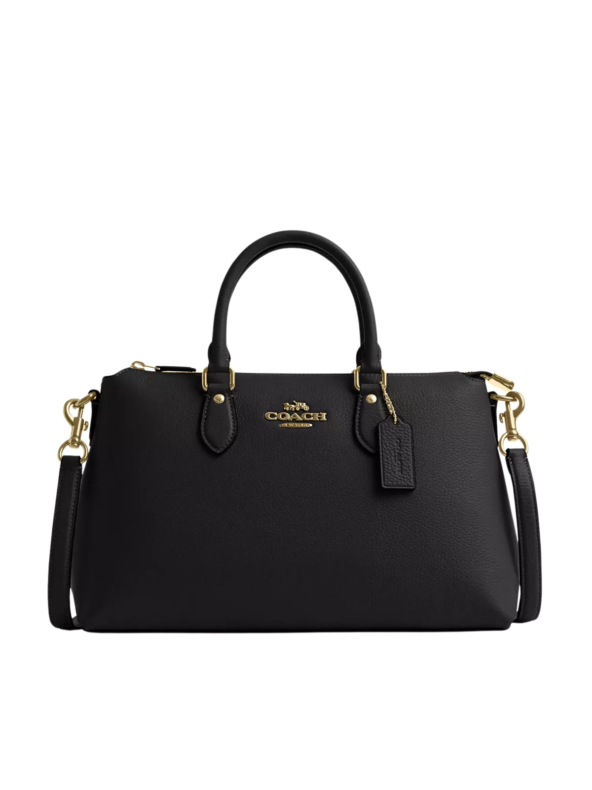 Coach-Georgia-Satchel-Bag-Black