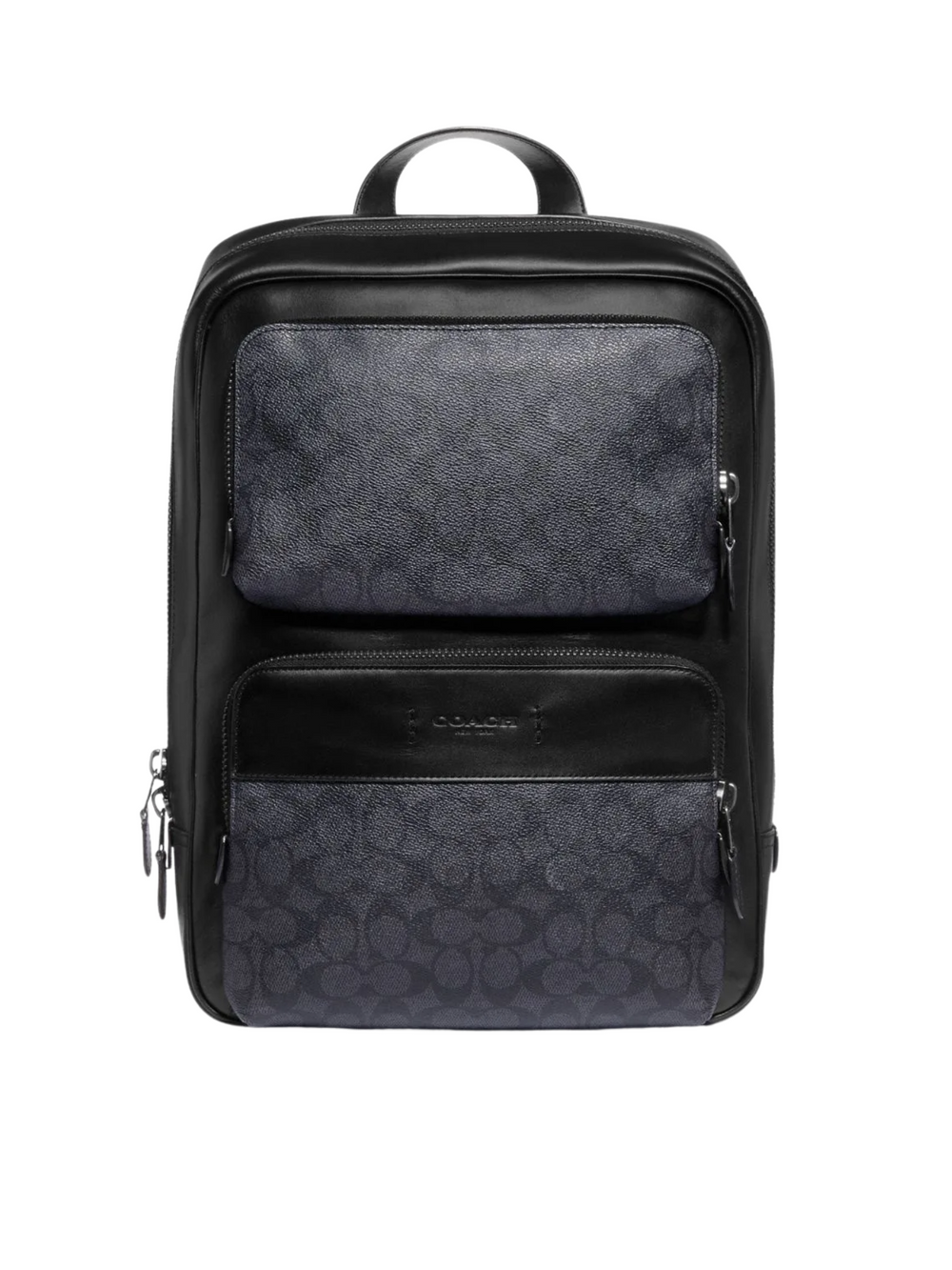 Coach-Gotham-Backpack-In-Signature-Canvas-Charcoal-Black