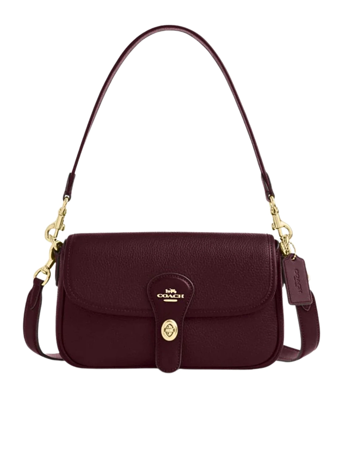 Coach-Hadley-Shoulder-Bag-Dark-Wine