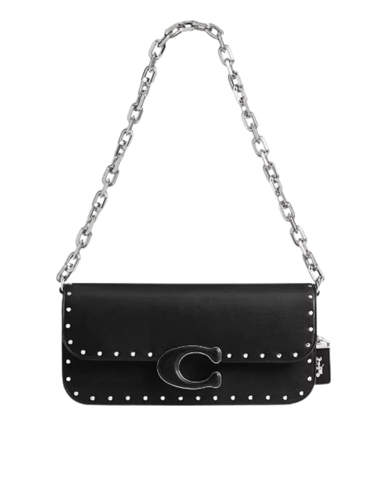 Coach-Idol-Bag-23-With-Rivets-Black