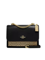 Coach-Klare-Crossbody-Bag-In-Micro-Signature-Canvas-KhakiBlack