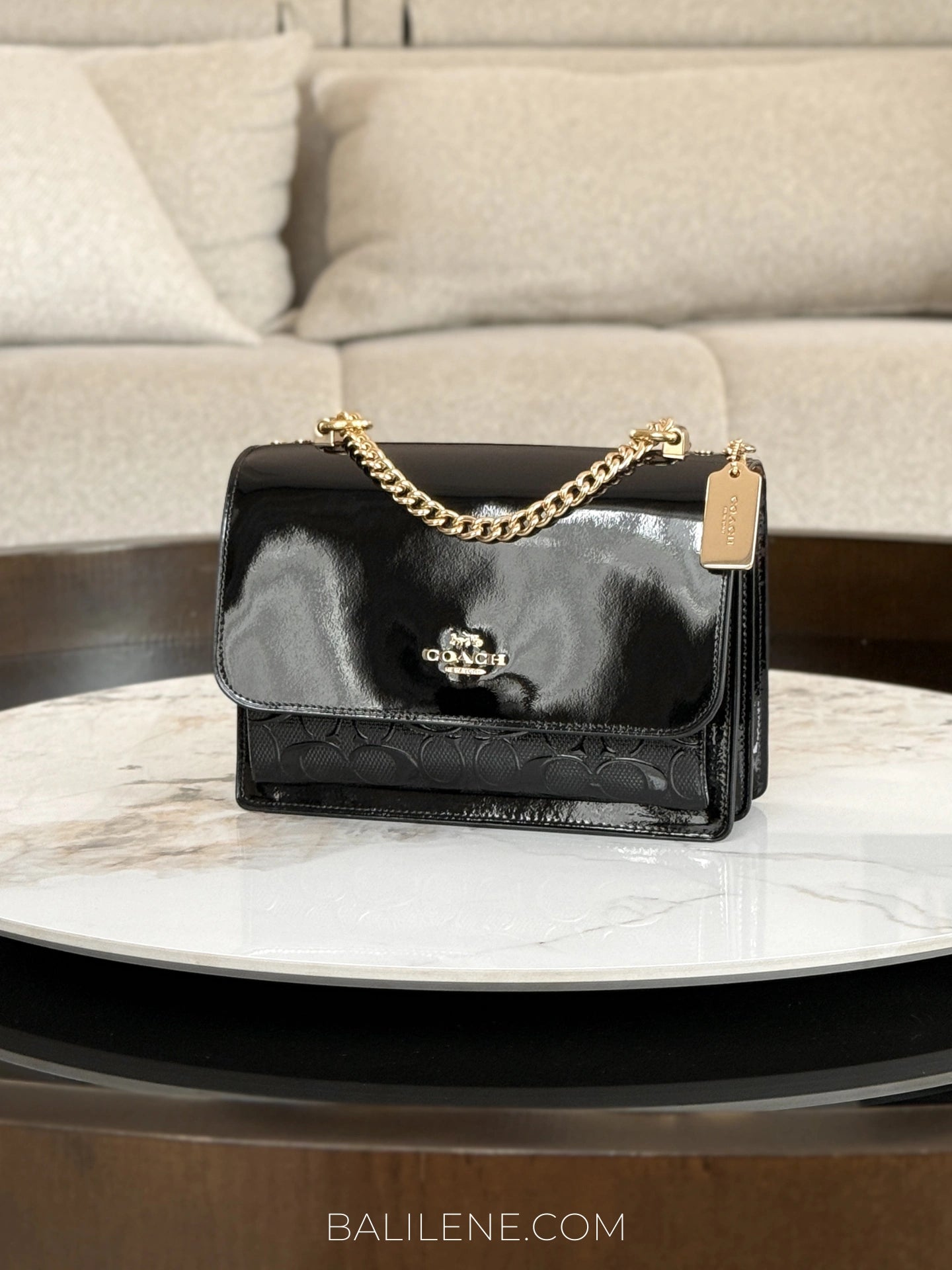Coach-Klare-Crossbody-Bag-In-Signature-Patent-Leather-Black-balilene
