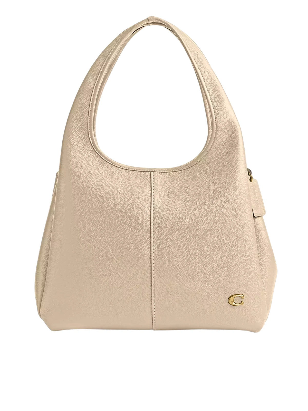 Coach Lana Shoulder Bag Pebble Leather Ivory