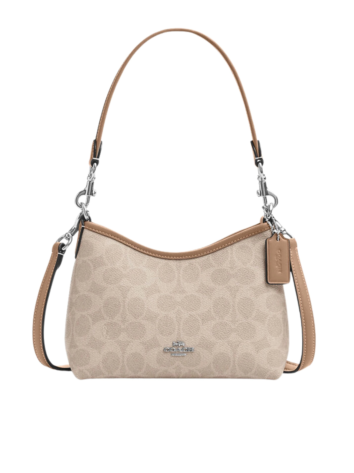 Coach-Laurel-Small-Shoulder-Bag-In-Signature-Canvas-Sand-Taupe