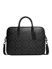 Coach-Liam-Compact-Brief-In-Signature-Canvas-Charcoal-Black