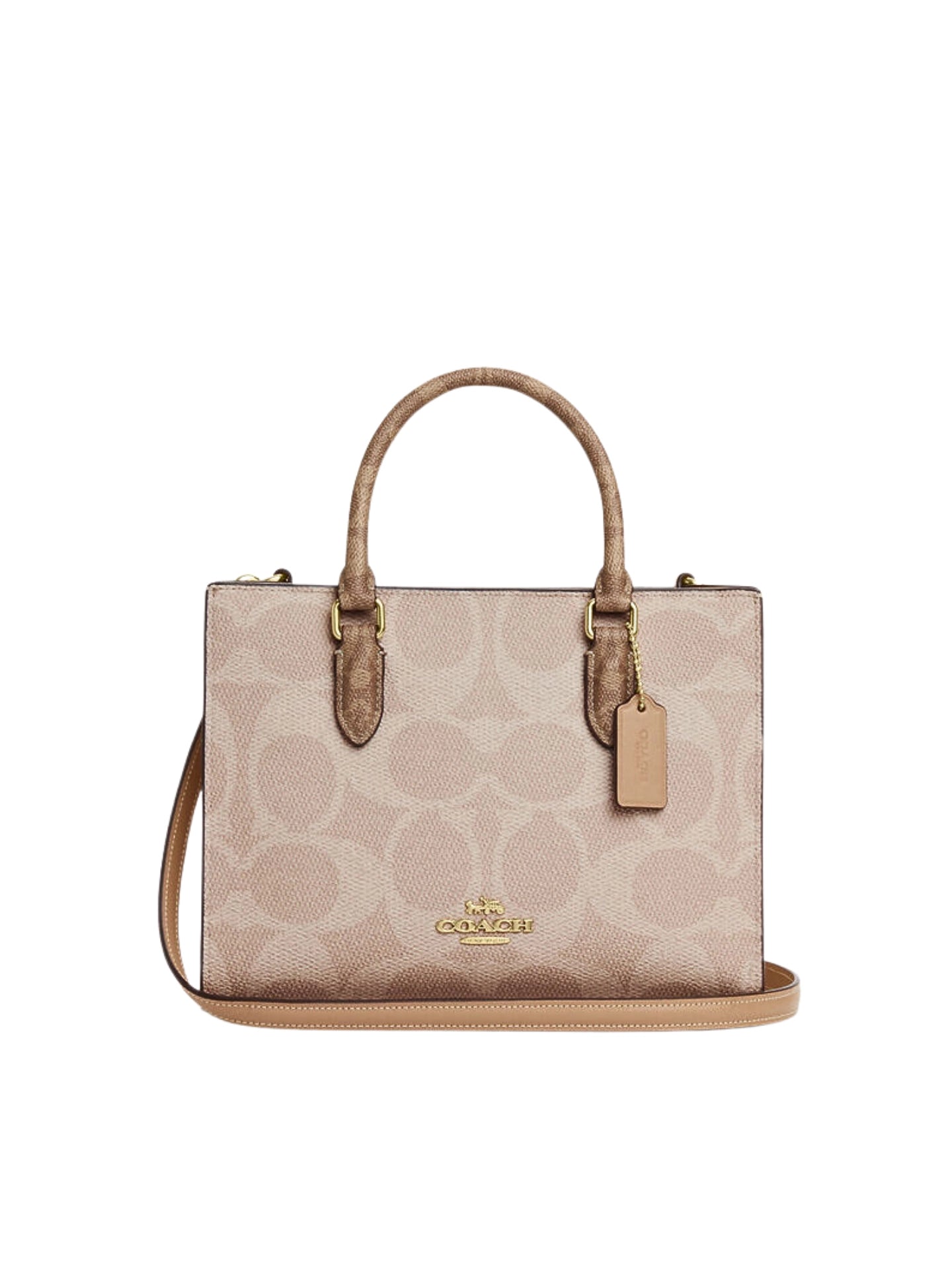 Coach-Maggie-Small-Tote-Bag-In-Blocked-Signature-Canvas-Sand-Tan