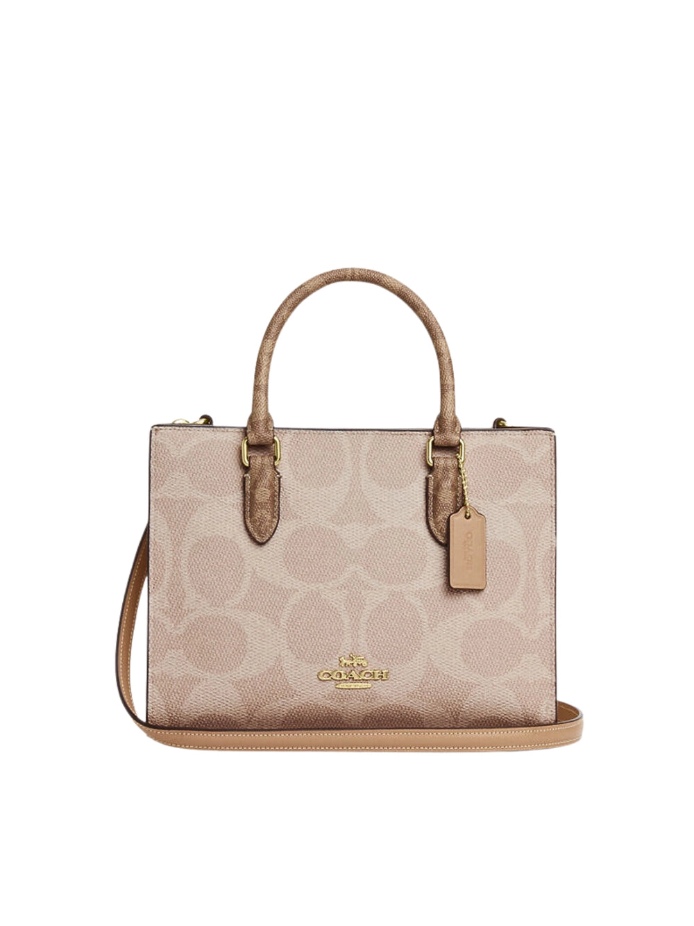 Coach-Maggie-Small-Tote-Bag-In-Blocked-Signature-Canvas-Sand-Tan