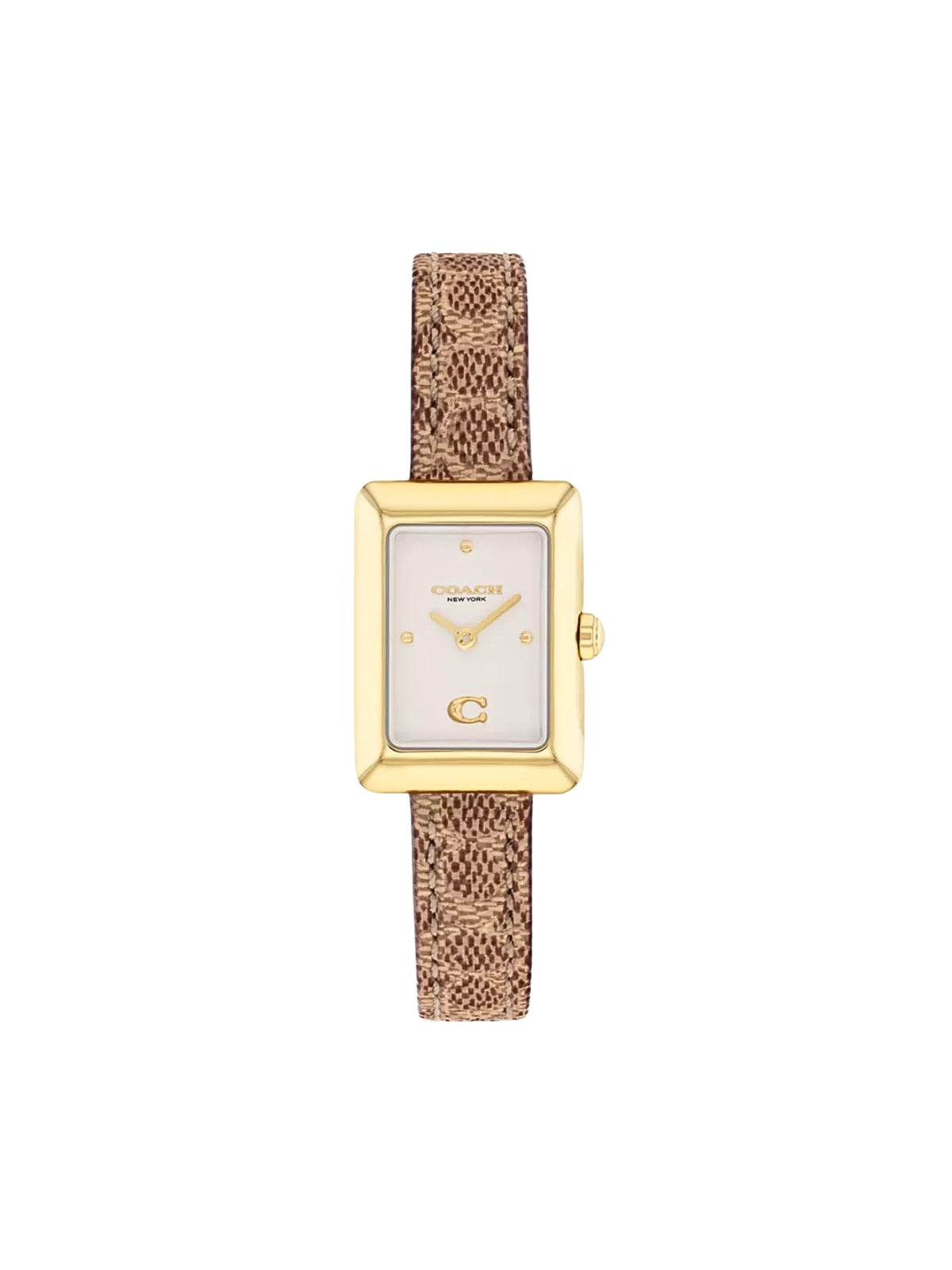 Coach-Mara-White-Dial-Canvas-Strap-Watch-Brown