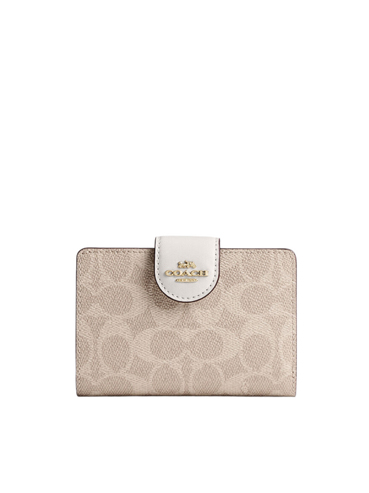 Coach-Medium-Corner-Zip-Wallet-In-Signature-Canvas-Sand-Chalk