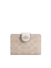 Coach-Medium-Corner-Zip-Wallet-In-Signature-Canvas-Sand-Chalk