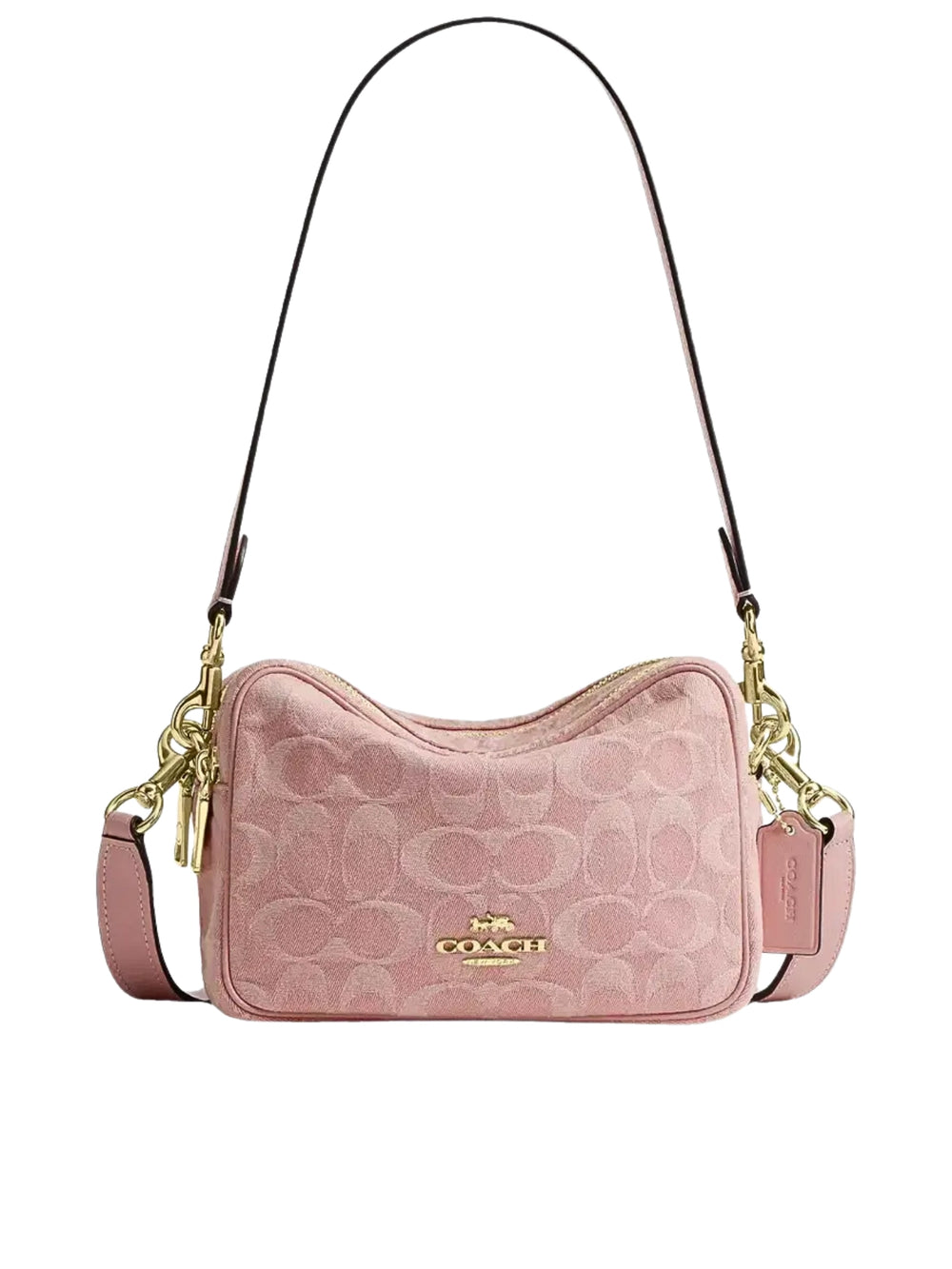 Coach-Mini-Carey-Crossbody-Bag-In-Signature-Denim-Light-Pink