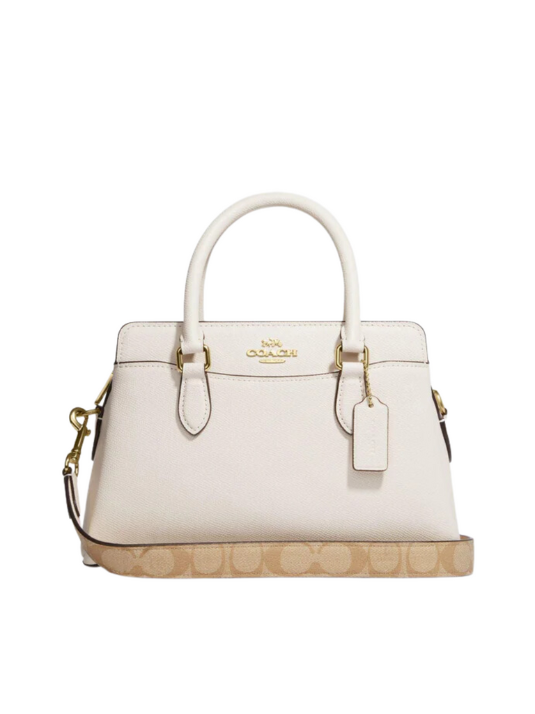 Coach-Mini-Darcie-Carryall-Leather-Chalk