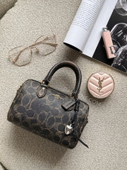 Coach-Mini-Rowan-Crossbody-Bag-In-Loved-Signature-Canvas-With-Charms-Brown-balilene
