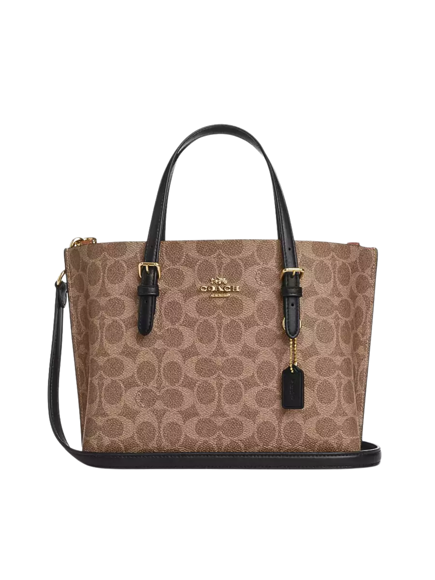 【春にピッタリ★Coach★Mollie Tote Bag 25 Signature Canvas】 COACH® Outlet | Mollie Tote Bag 25 In Signature Canvas With