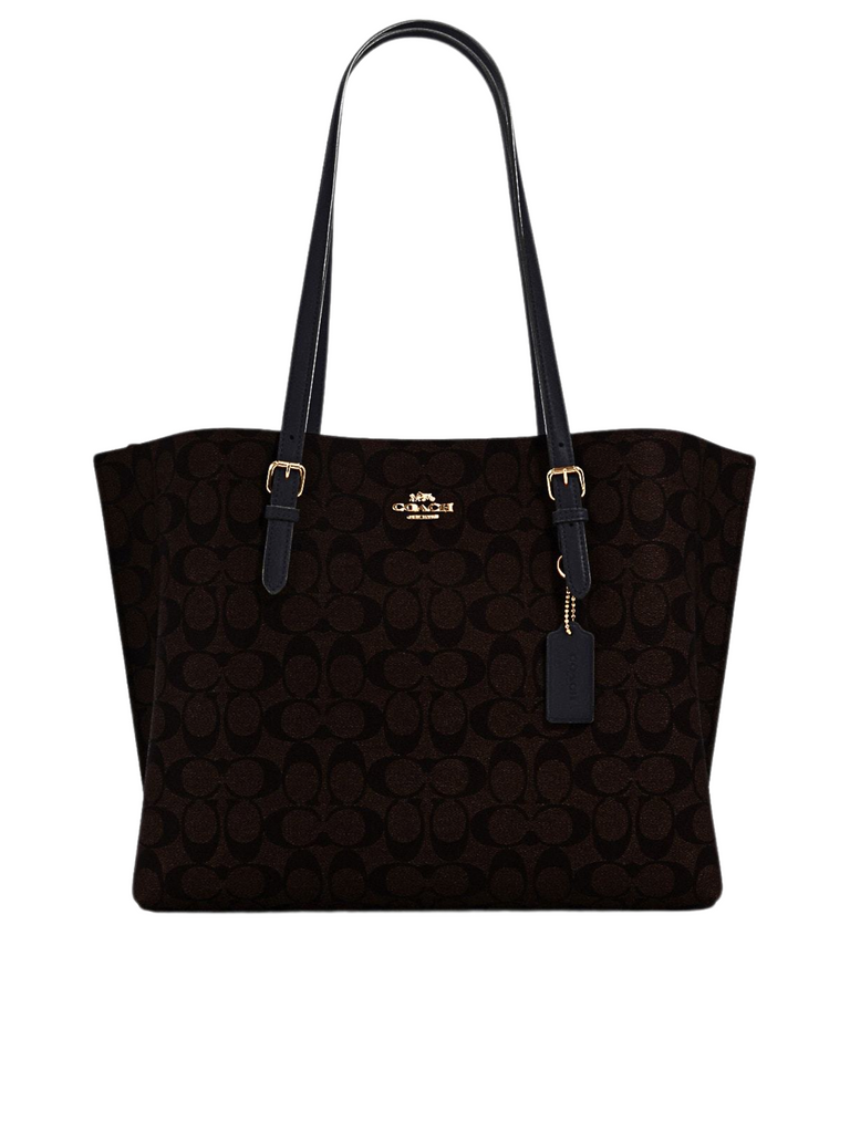 Coach-Mollie-Tote-In-Signature-Canvas-Black