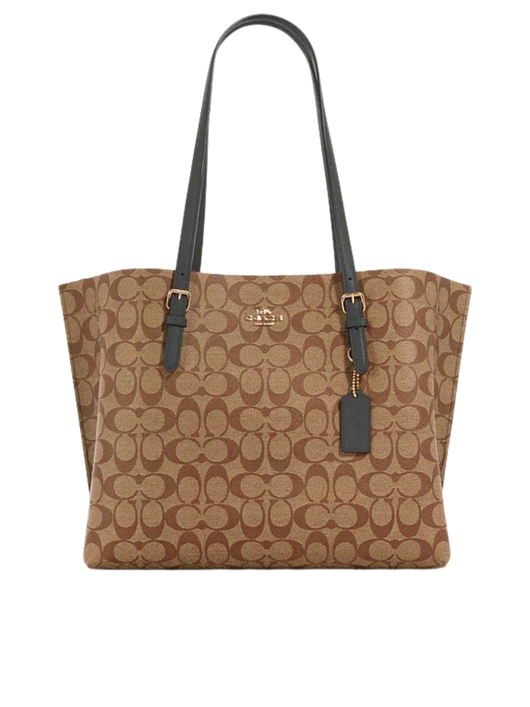 Coach-Mollie-Tote-In-Signature-Canvas-Tan-Black